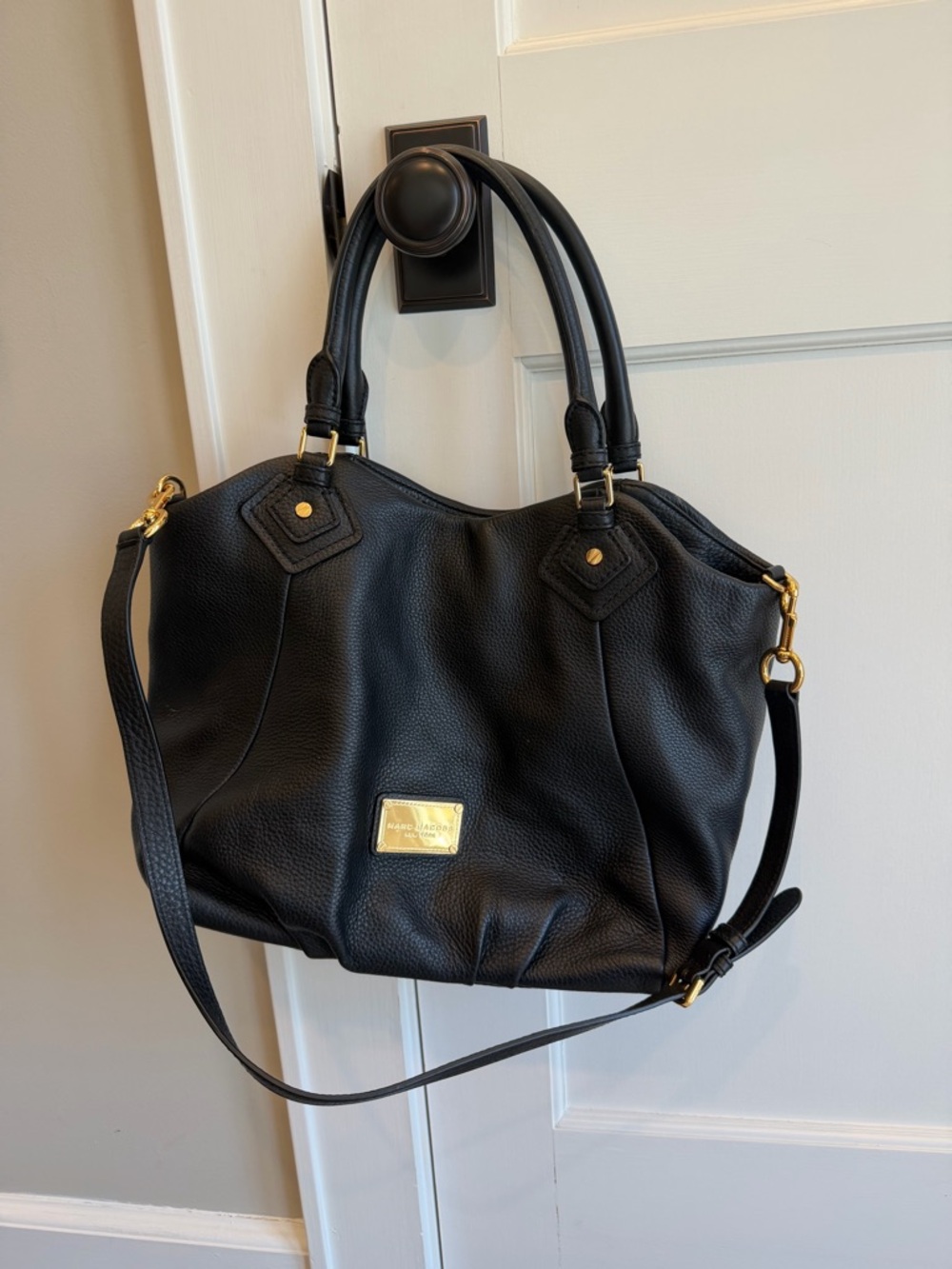 Marc Jacobs like new never worn Black Pebbled Leather Tote